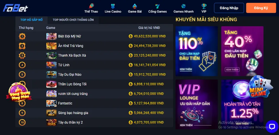 Minh họa các bước chơi nổ hũ tại fc xin88 vip